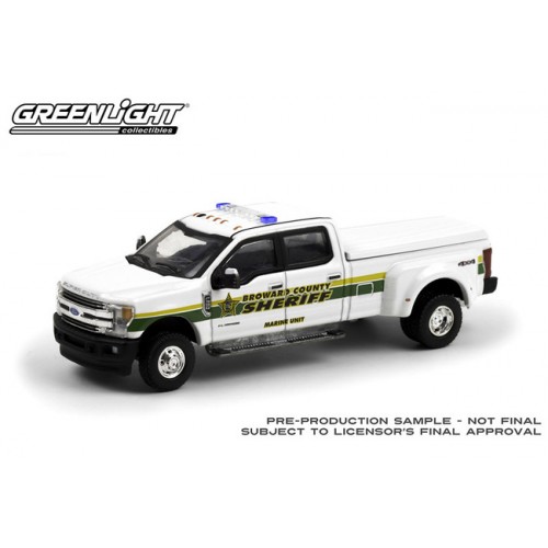 Greenlight Dually Drivers Series 6 - 2018 Ford F-350 Dually Broward County Sheriff