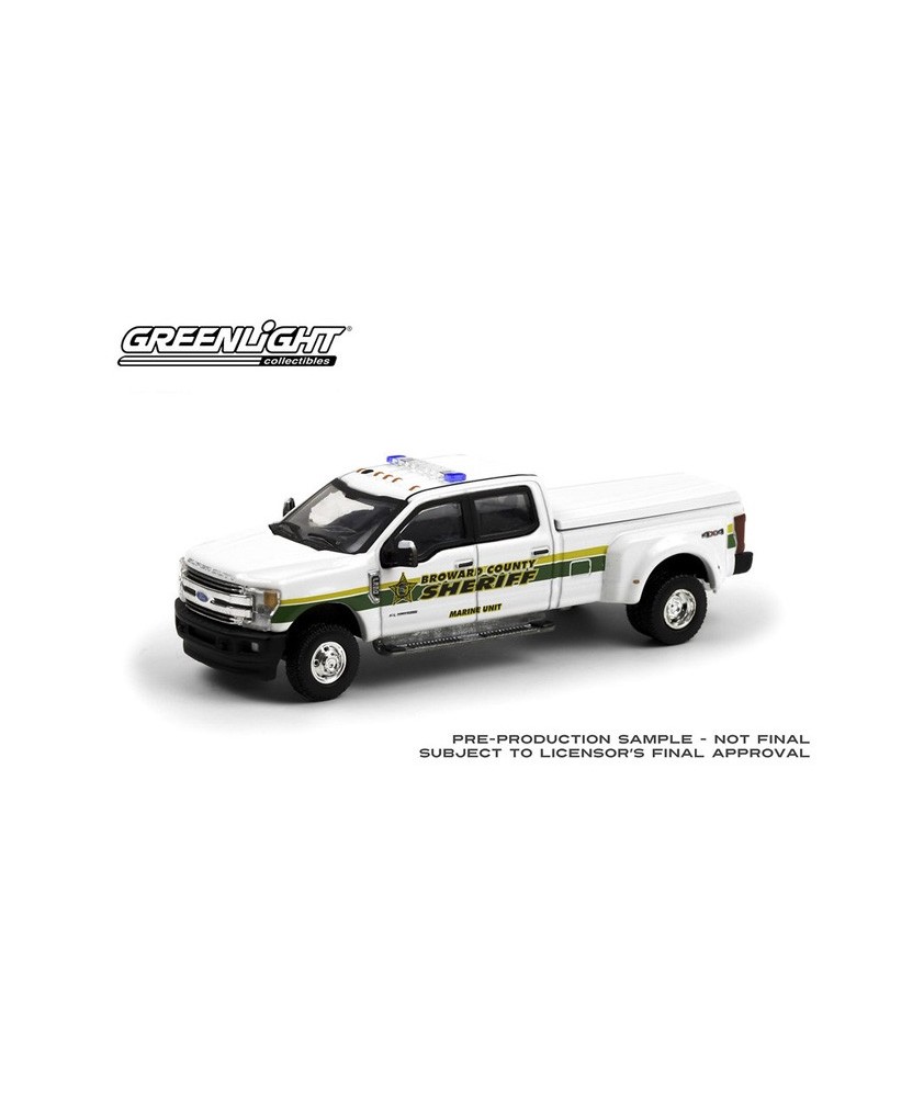 Greenlight Dually Drivers Series 6 - 2018 Ford F-350 Dually Broward County Sheriff