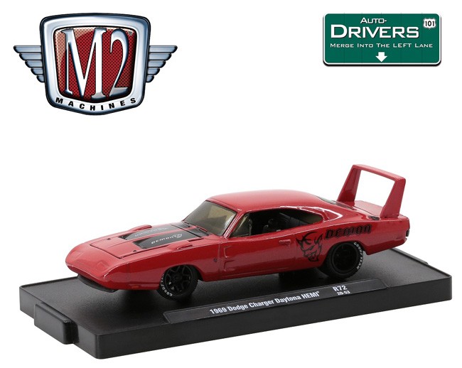 M2 Machines Drivers Release 72 - 1969 Dodge Daytona Charger