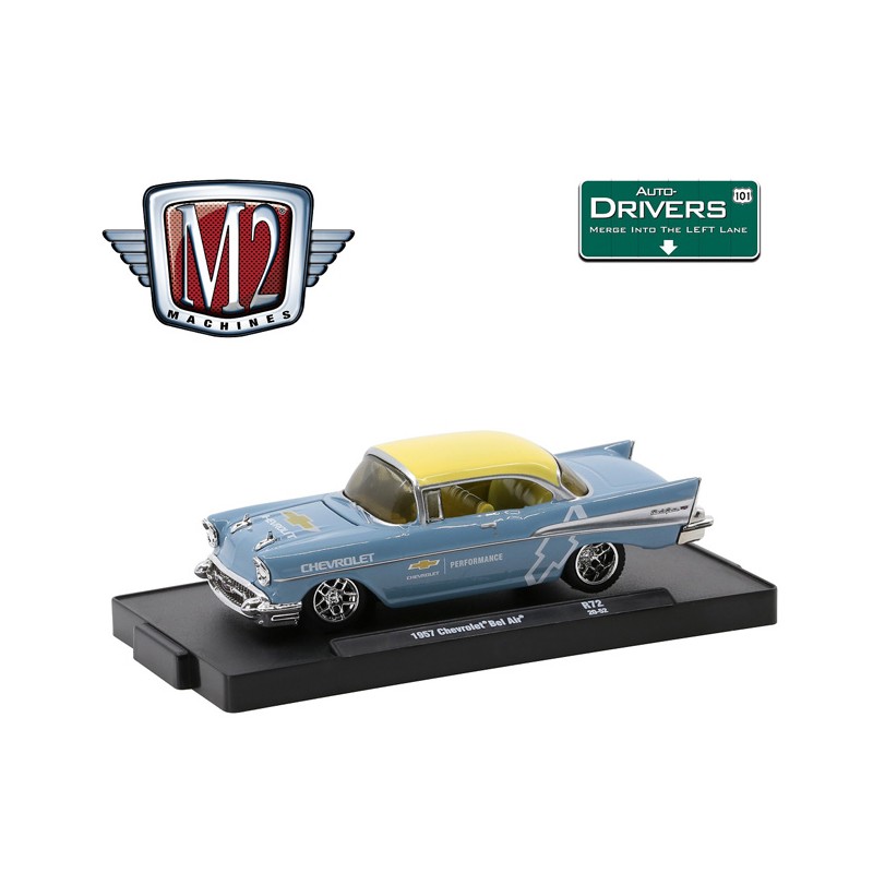 M2 MACHINES Auto-Drivers R65 1957 CHEVY BEL AIR HARDTOP