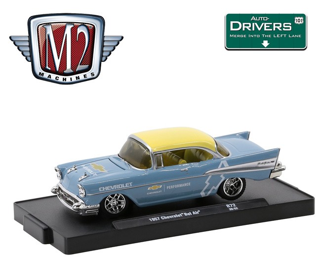 M2 Machines Drivers Release 72 - 1957 Chevy Bel Air