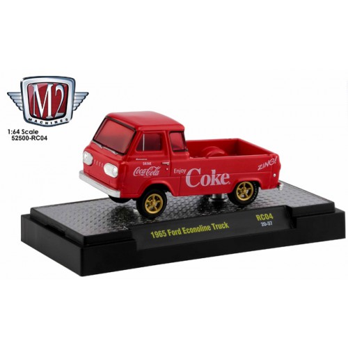 M2 Machines Coca-Cola Race Cars Release 4 - 1965 Ford Econoline Truck