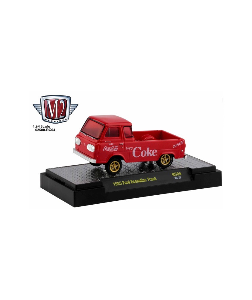 M2 Machines Coca-Cola Race Cars Release 4 - 1965 Ford Econoline Truck