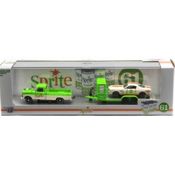 M2 Machines Coca-Cola Auto-Haulers Release TW06 - 1967 Ford F-100 Custom Cab Truck with 1965 Shelby GT 350R