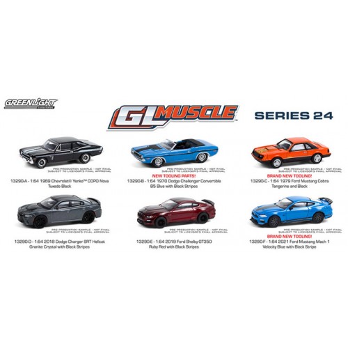 Greenlight GL Muscle Series 24 - Six Car Set