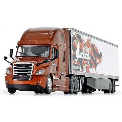 DCP by First Gear - Freightliner Cascadia with Refrigerated Trailer Hirschbach