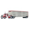 DCP by First Gear Kenworth W900A with Wilson Livestock Trailer Koppes