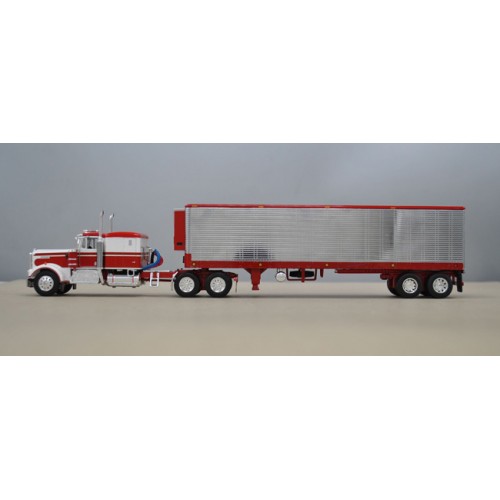 DCP by First Gear Kenworth W900A with Vintage Refrigerated Trailer