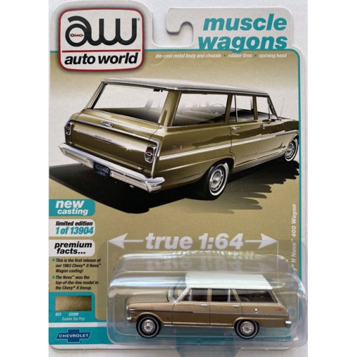 Auto World Premium 2021 Release 2A - 1963 Chevy II Nova 400 Wagon