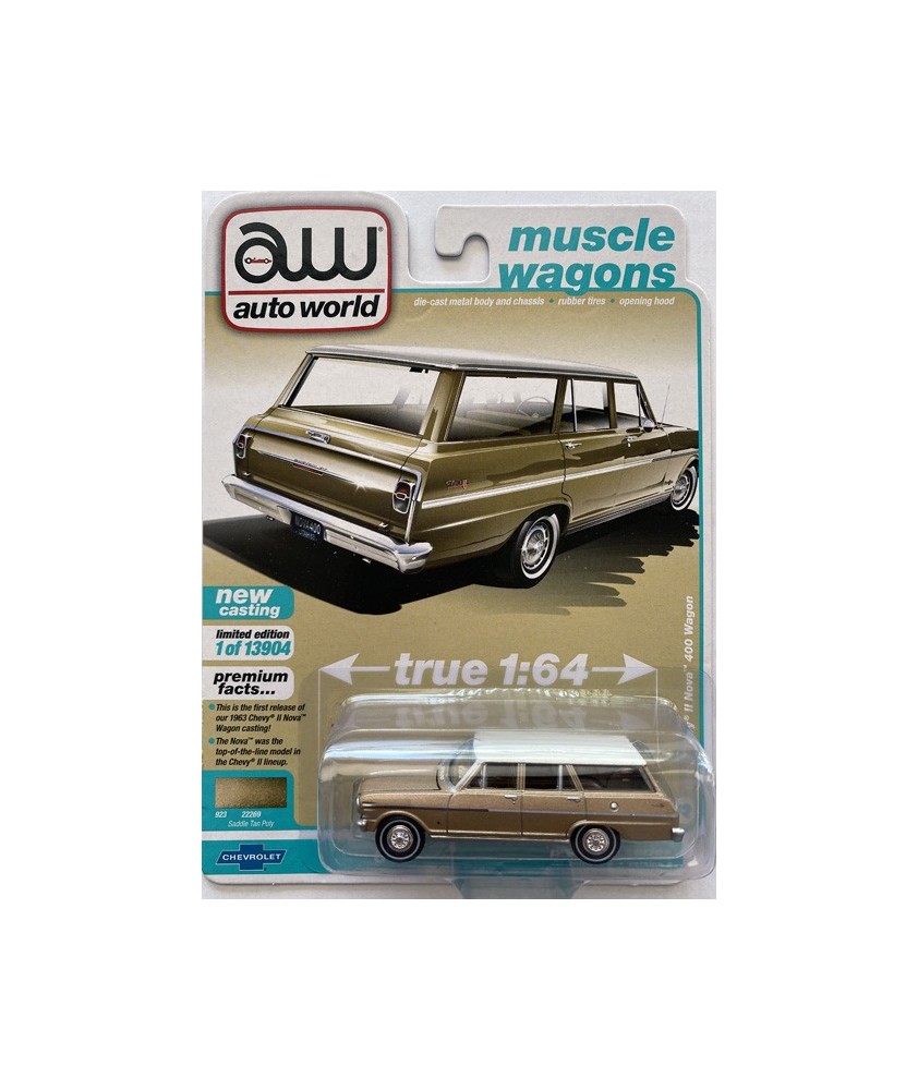 Auto World Premium 2021 Release 2A - 1963 Chevy II Nova 400 Wagon