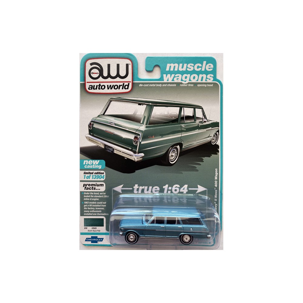 Auto World Premium 2021 Release 2B - 1963 Chevy II Nova 400 Wagon