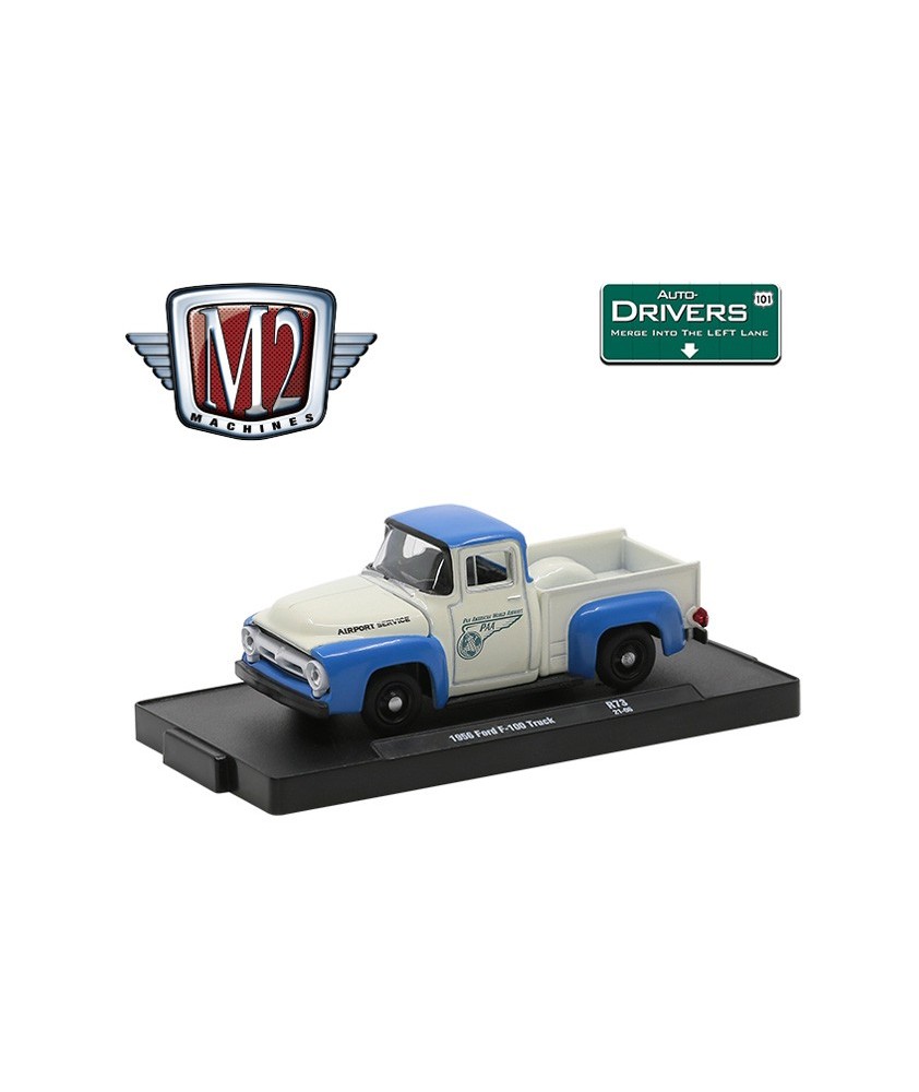 M2 Machines Drivers Release 73 - 1956 Ford F-100 Truck Pan Am