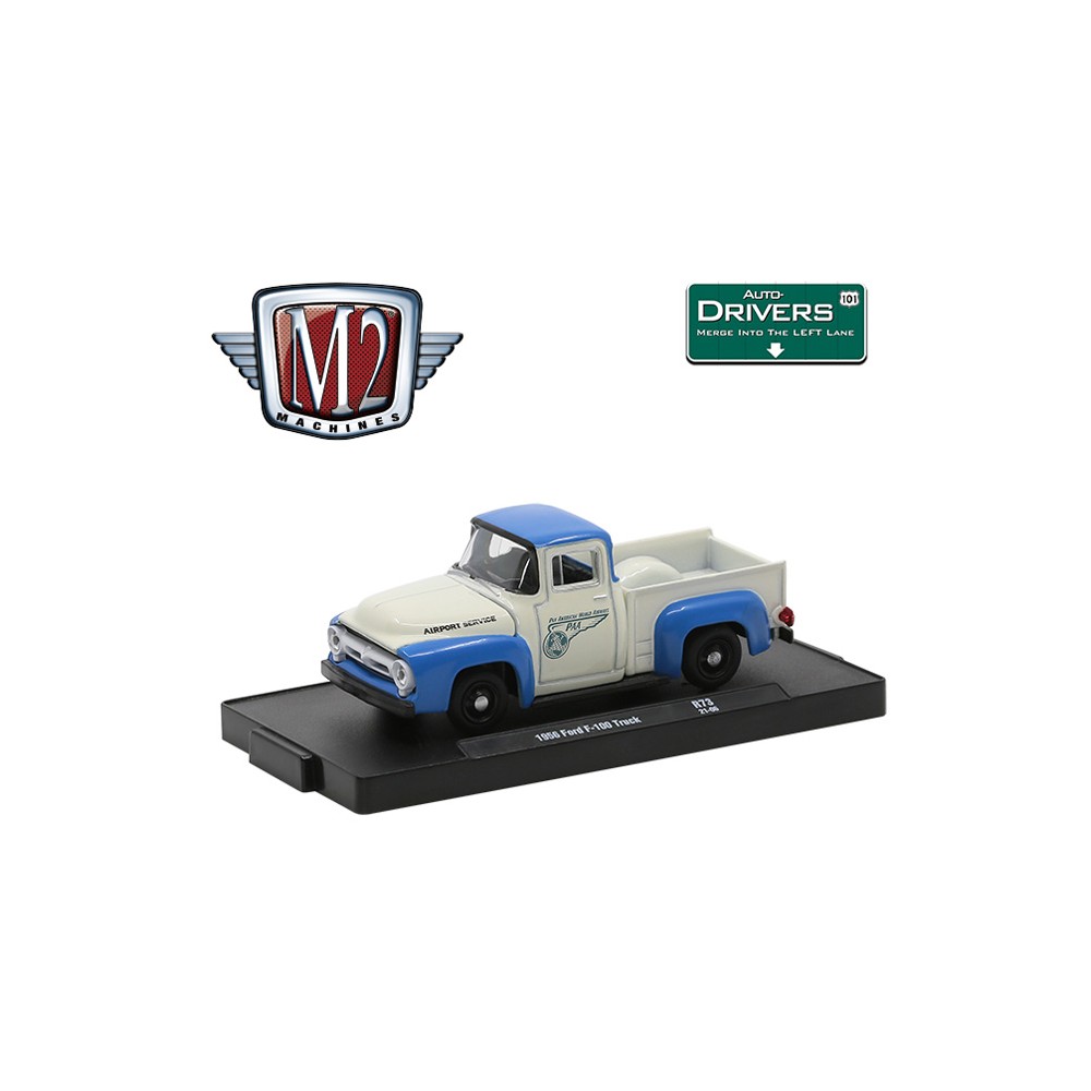 M2 Machines Drivers Release 73 - 1956 Ford F-100 Truck Pan Am