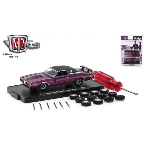 M2 Machines Auto-Wheels Release 8 - 1971 Dodge Charger R/T 440 6-Pack