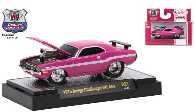 M2 Machines Ground Pounders Release 21 - 1970 Dodge Challenger R/T 440