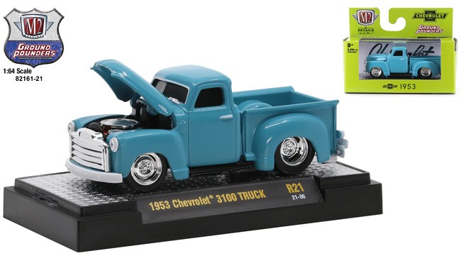 M2 Machines Ground Pounders Release 21 - 1953 Chevy 3100 Truck