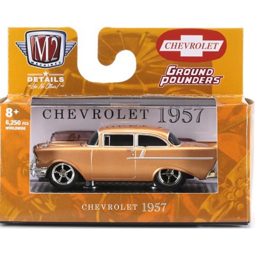 M2 Machines Ground Pounders Release 21 - 1957 Chevy 150