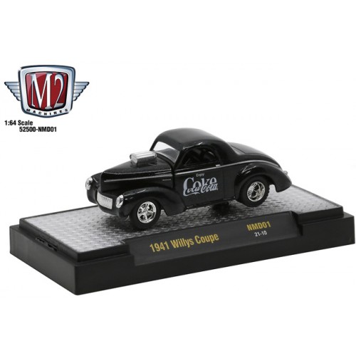 M2 Machines Coca-Cola Release NMD01 - 1941 Willys Coupe