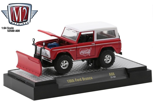 M2 Machines Coca-Cola Release A08 - 1966 Ford Bronco