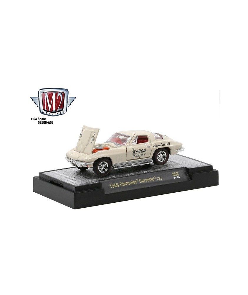 M2 Machines Coca-Cola Release A08 - 1966 Chevrolet Corvette 427