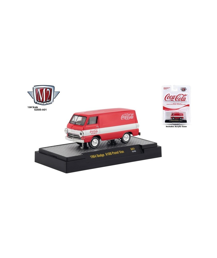 M2 Machines Coca-Cola Release A01 - 1964 Dodge A100 Panel Van