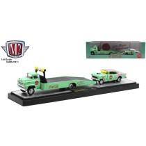 M2 Machines Coca-Cola Haulers Release TW11 - 1958 Chevy Spartan LCF with 1955 Chevy Bel Air Gasser