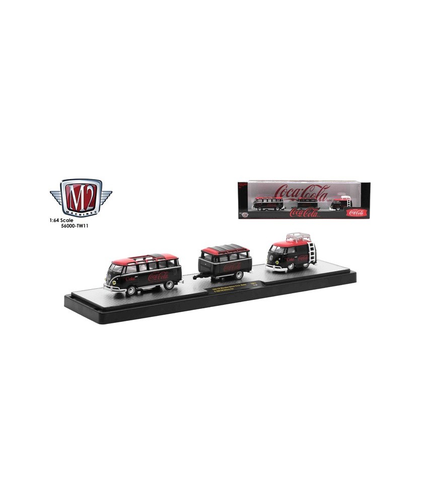 M2 Machines Coca-Cola Haulers Release TW11 - 1960 VW Microbus Deluxe