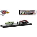 M2 Machines Auto-Haulers Release 45 - 1973 Chevy Cheyenne 10 with 1970 Chevy Chevelle Malibu SS 454