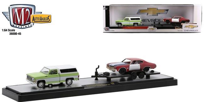 M2 Machines Auto-Haulers Release 45 - 1973 Chevy Cheyenne 10 Truck