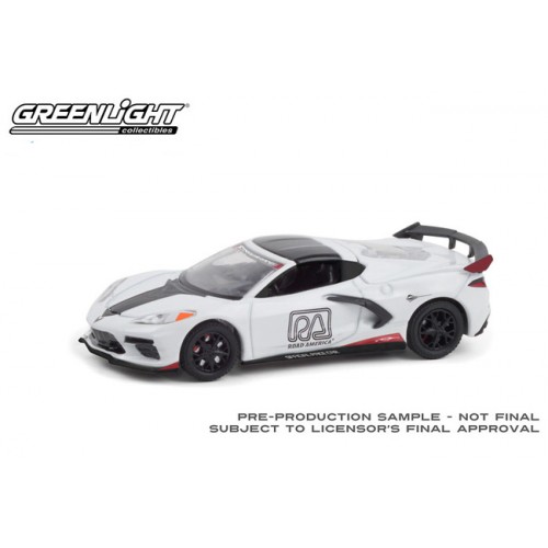 Greenlight Hobby Exclusive - 2020 Chevrolet Corvette Stingray Coupe Road America Pace Car
