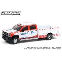 Greenlight Dually Drivers Series 7 - 2018 Chevrolet Silverado 3500 Dually Service Bed