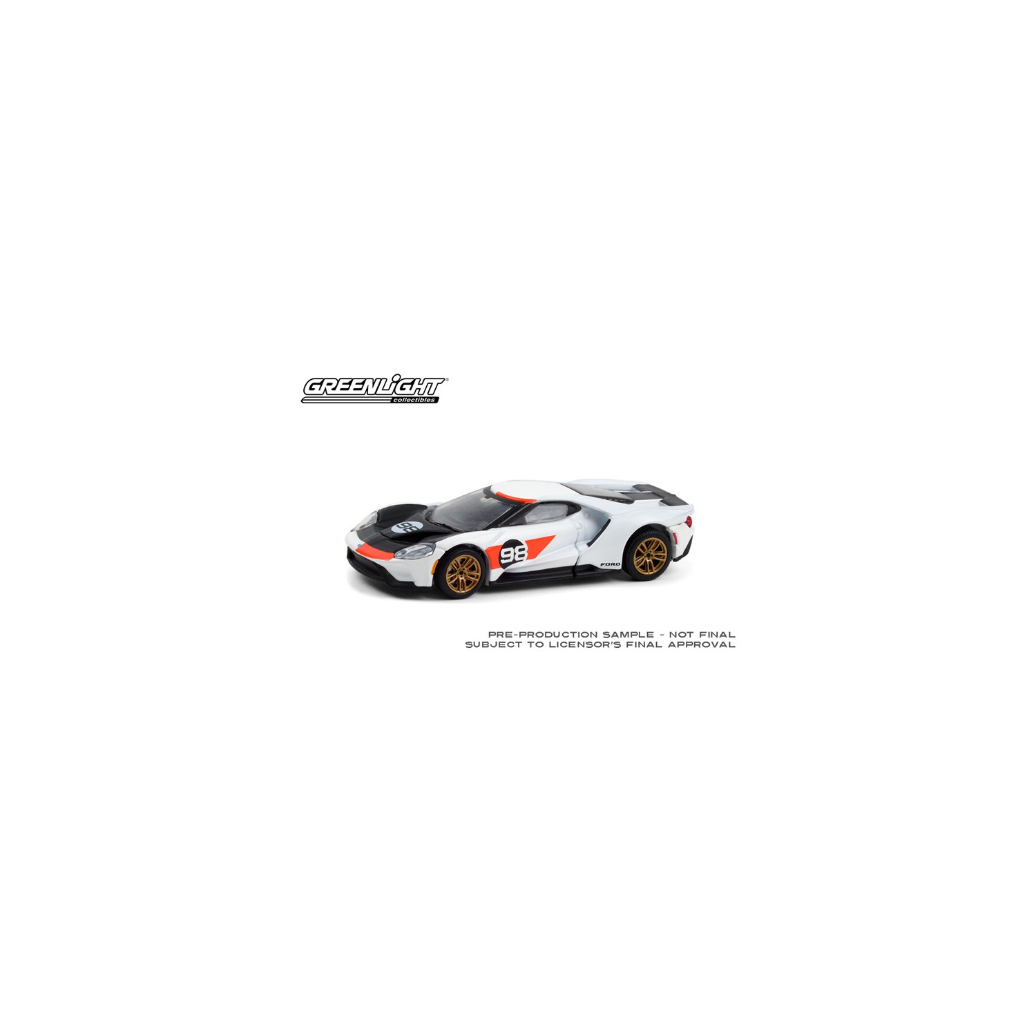 Greenlight Hobby Exclusive - 2021 Ford GT Heritage Edition