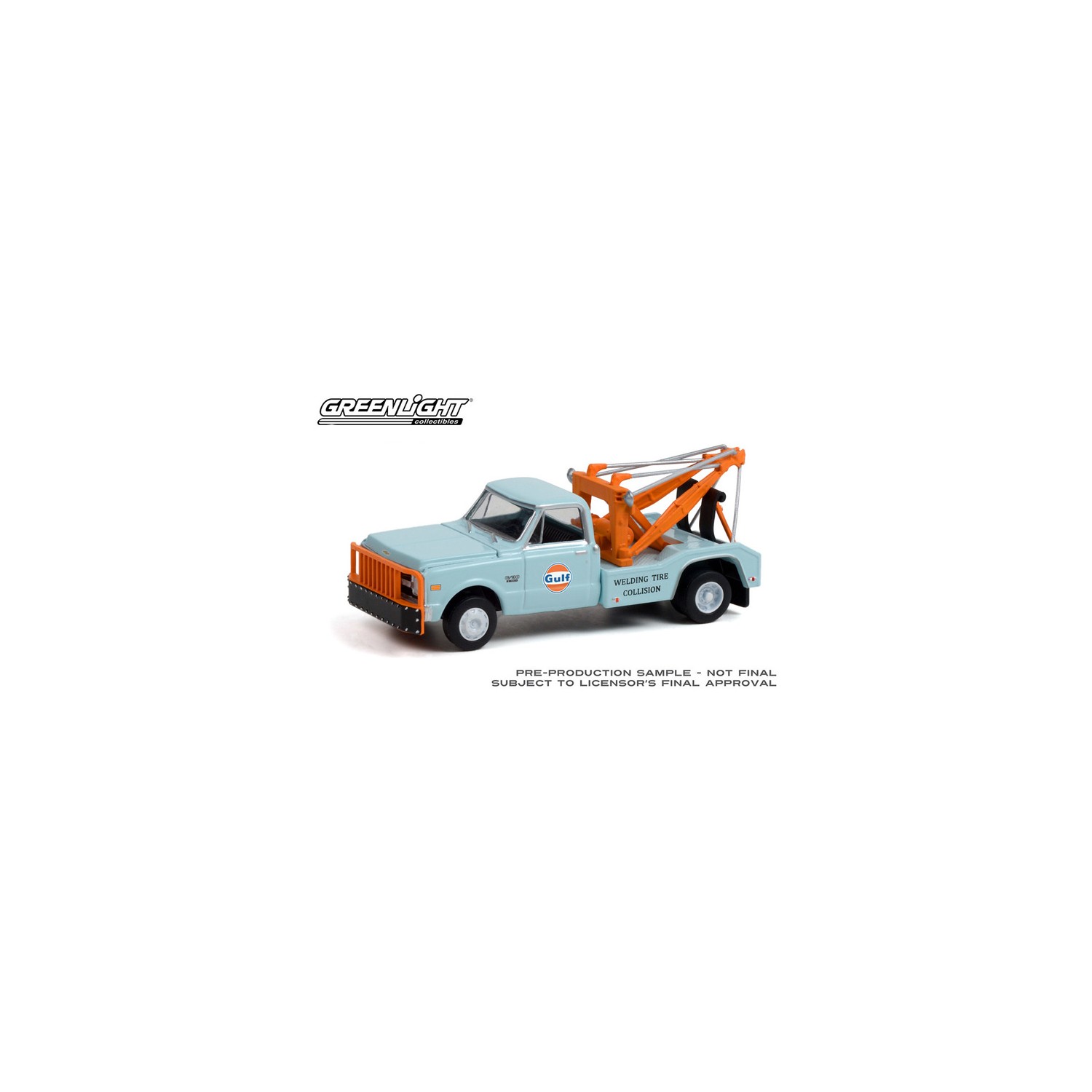 Greenlight Hobby Exclusive - 1969 Chevrolet C-30 Dually Wrecker Gulf