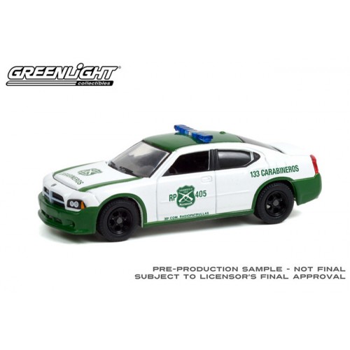 Greenlight Hobby Exclusive - 2006 Dodge Charger Carabineros De Chile