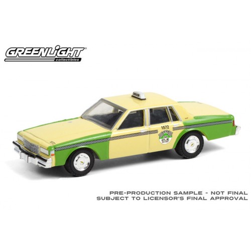 Greenlight Hobby Exclusive - 1987 Chevrolet Caprice Checker Taxi Chicago