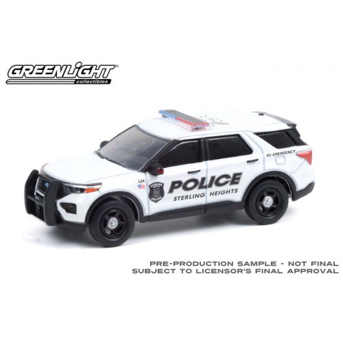 Greenlight Hot Pursuit Series 38 - 2020 Ford Police Utility Sterling Heights Police