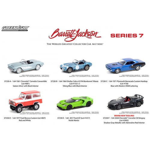 Greenlight Barrett-Jackson Series 7 - Six Car Set