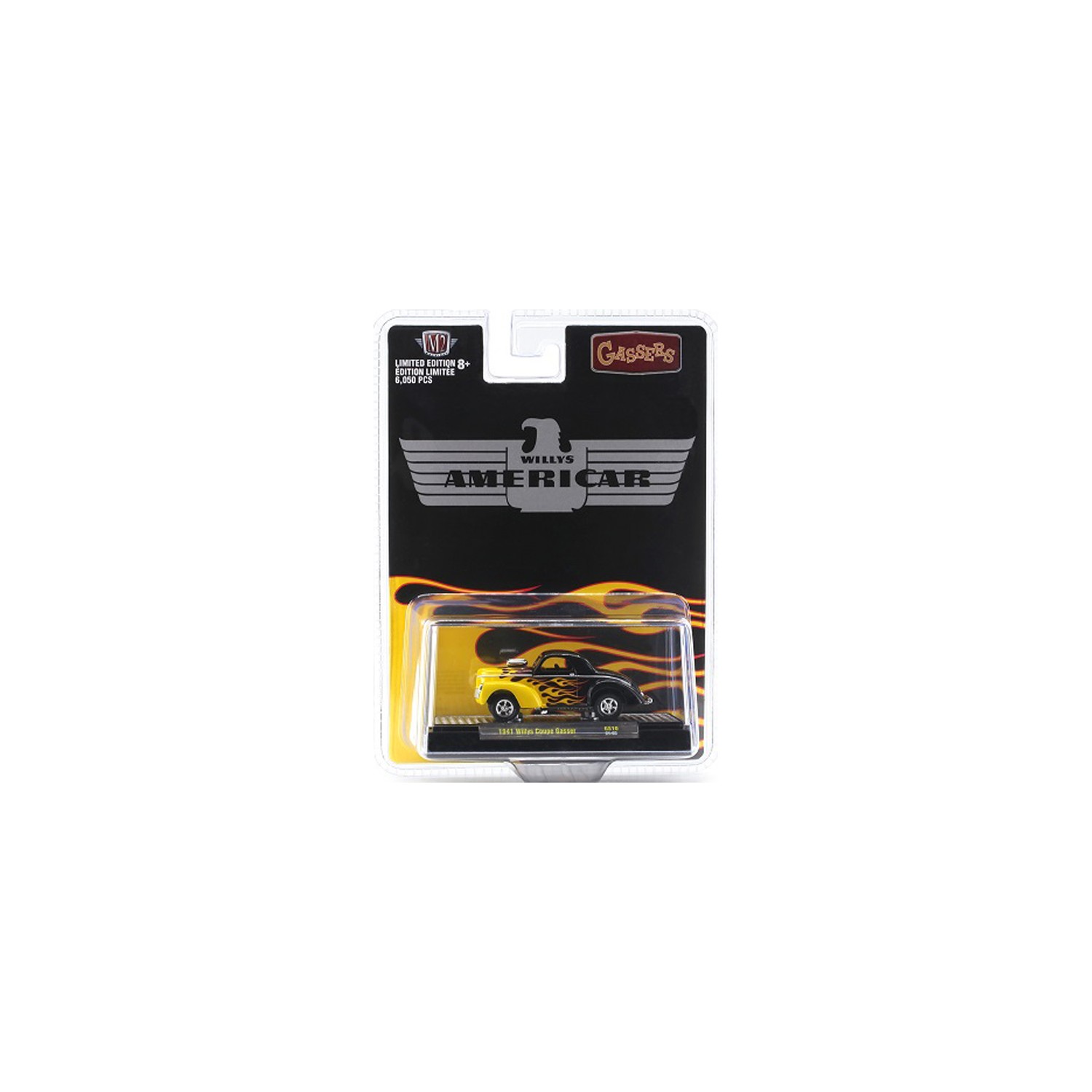 M2 Machines 1:64 Willys Coupe Gasser Del 1941, Edizione Limitata SEMA 2020, NHRA