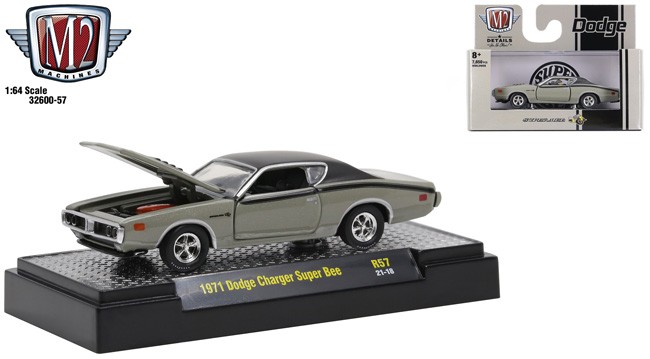 M2 Machines Detroit Muscle Release 57 - 1971 Dodge Charger Super Bee