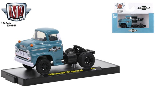 M2 Machines Detroit Muscle Release 57 - 1958 Chevrolet LCF Spartan