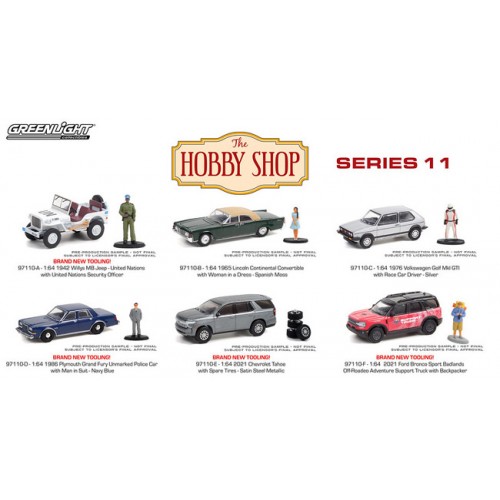 Greenlight The Hobby Shop Series 11 - Six Car Set