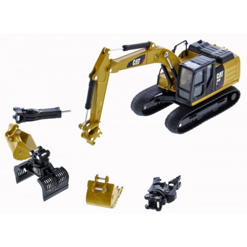 Diecast Masters CAT 320F L Hydraulic Excavator with Work Tools