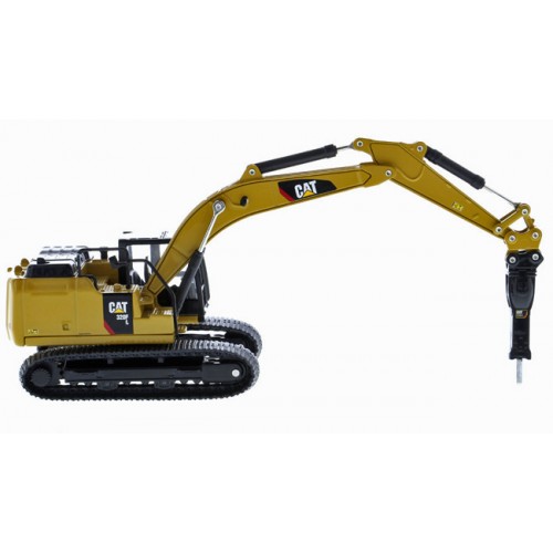 Diecast Masters CAT 320F L Hydraulic Excavator with Work Tools