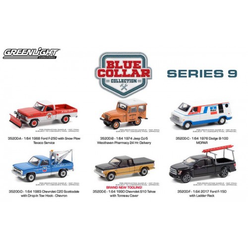Greenlight Blue Collar Series 9 - Six Truck Set