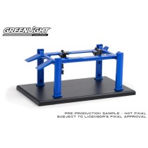 Greenlight Auto Body Shop Four Post Lifts Series 1 - Blue