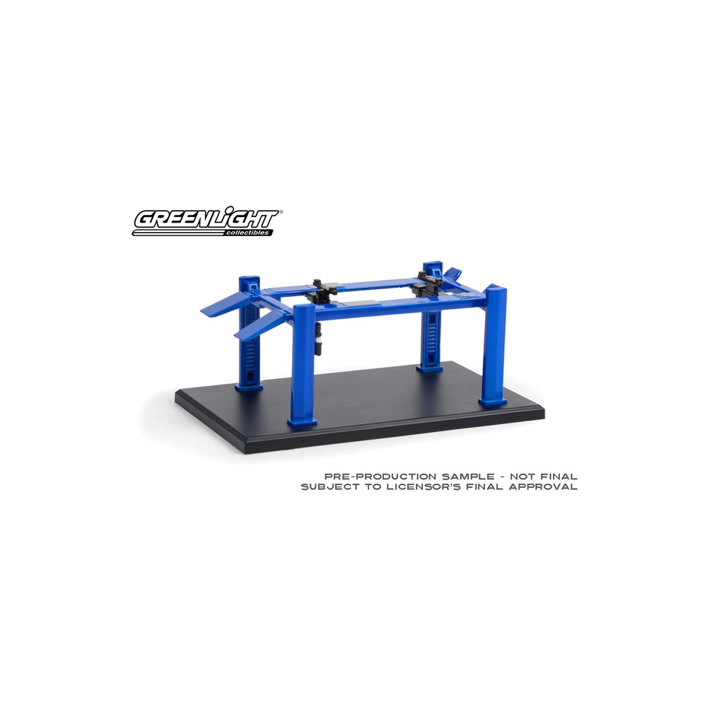 Greenlight Auto Body Shop Four Post Lifts Series 1 - Blue