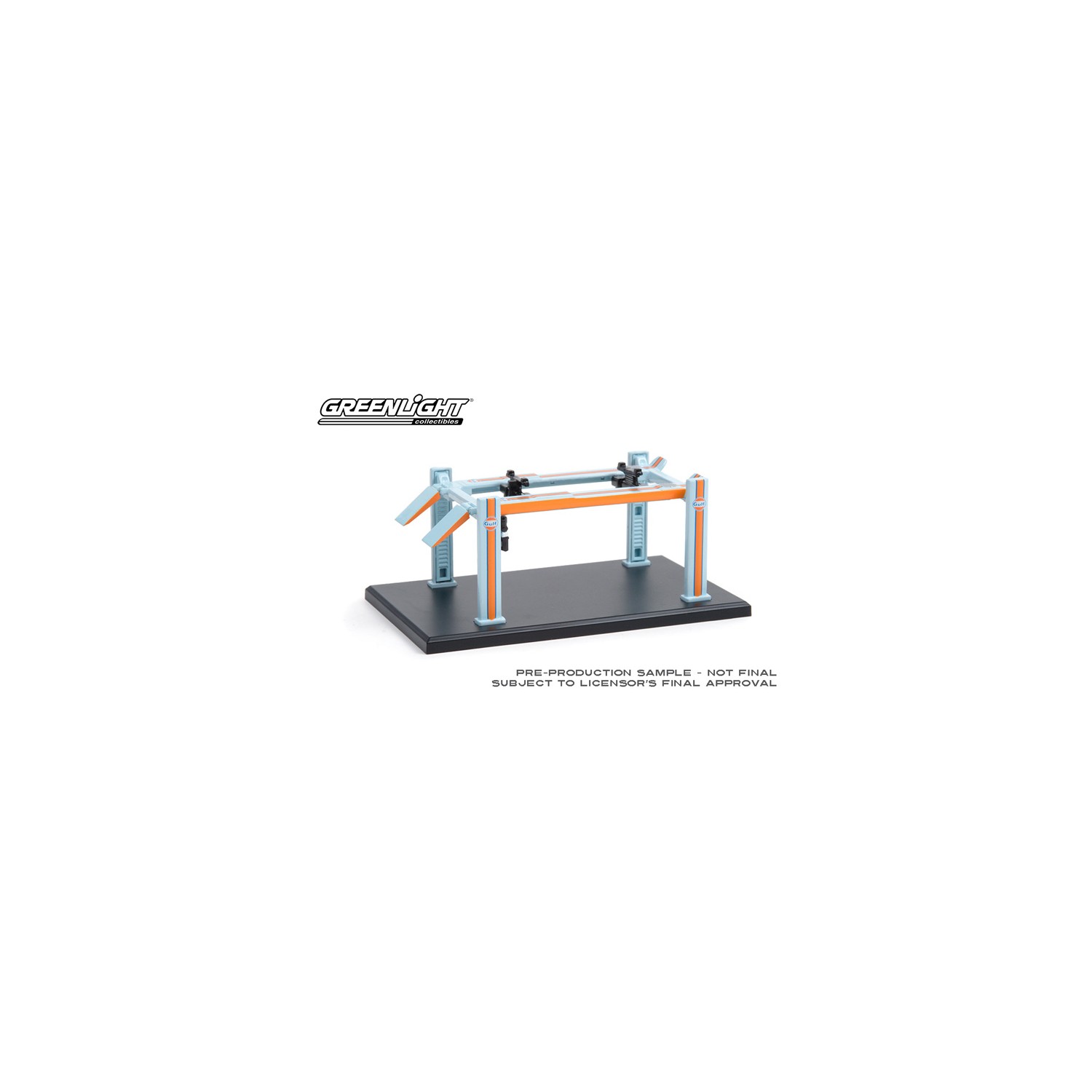 Greenlight Auto Body Shop Four Post Lifts Series 1 - Gulf Oil