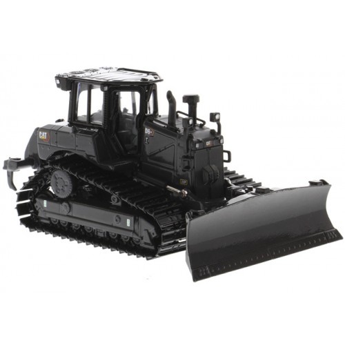 Diecast Masters CAT D6 XE LGP Track Type Tractor with VPAT Blade Special Black Edition