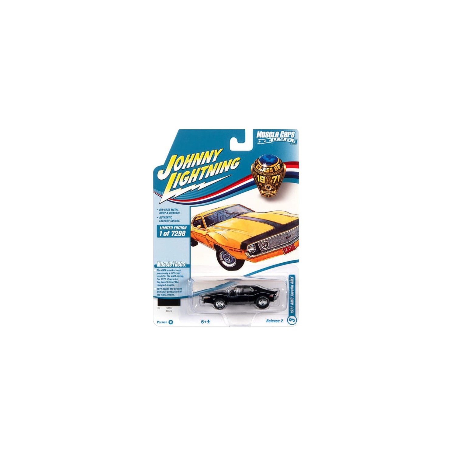 Johnny Lightning 2021 Muscle Cars USA Release 2A - 1971 AMC Javelin AMX