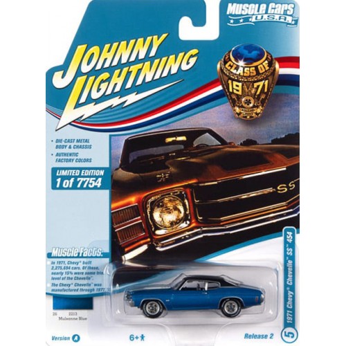 Johnny Lightning 2021 Muscle Cars USA Release 2A - 1971 Chevy Chevelle SS 454